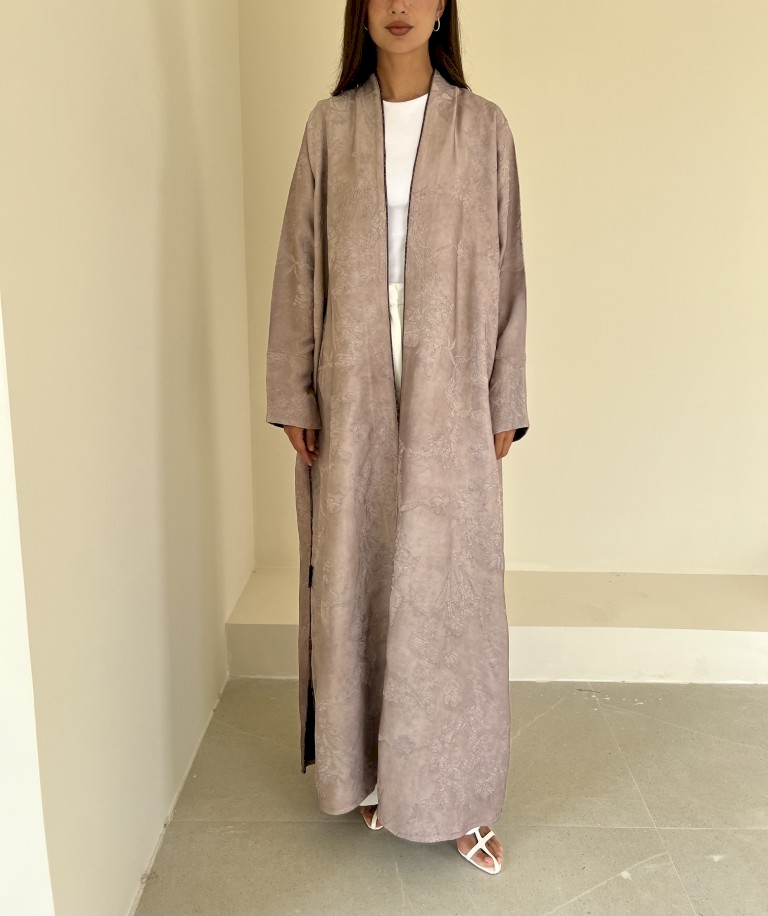 Dusty pink floral cloak