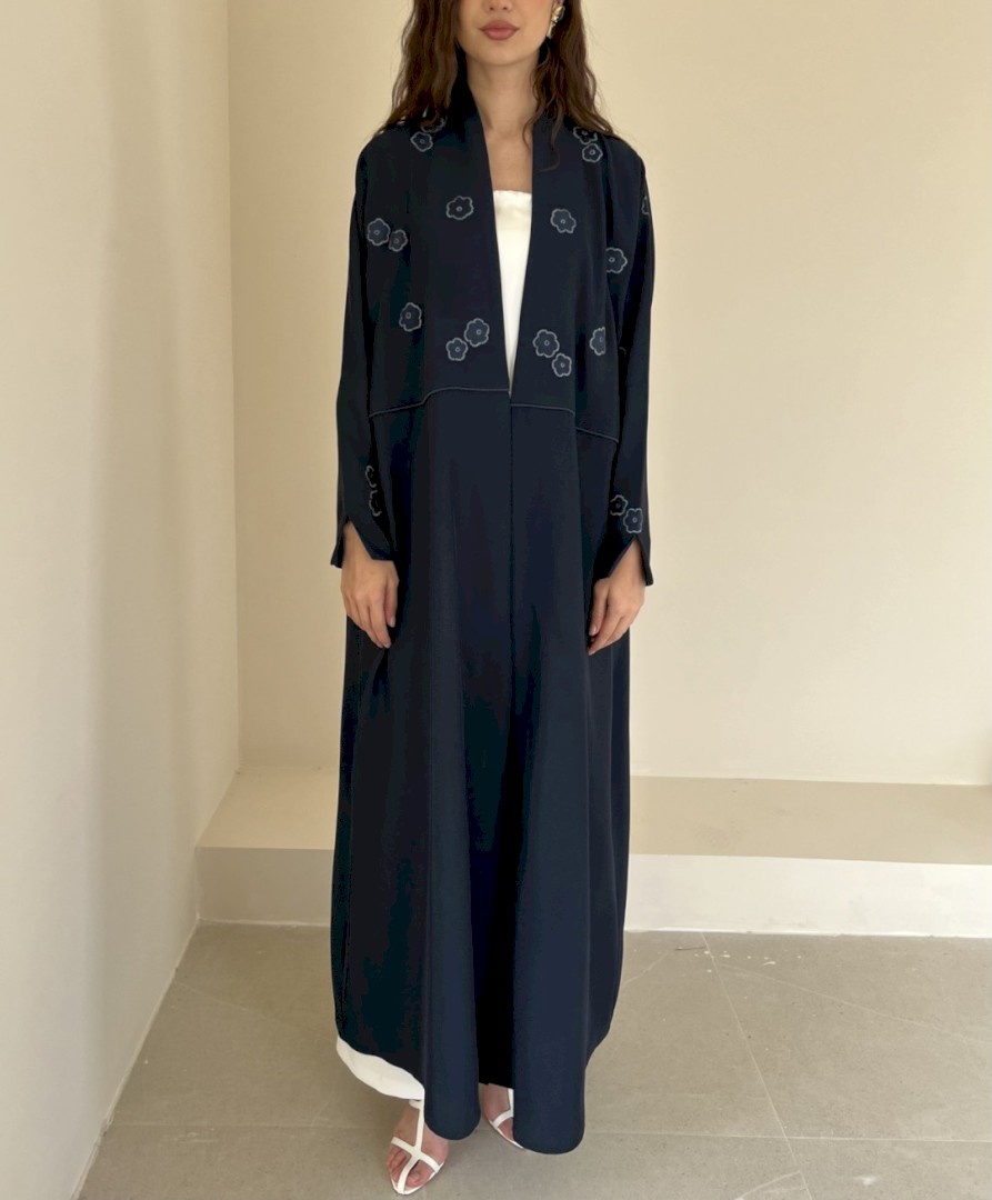 Navy blue Sakura cloak