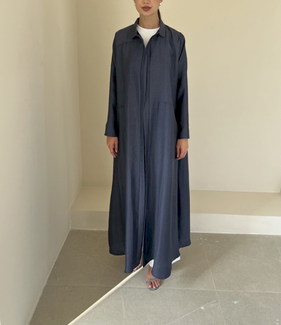 Patrol blue line abaya