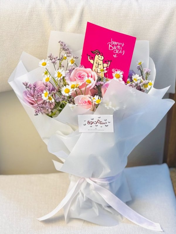 باقة ورد ميني