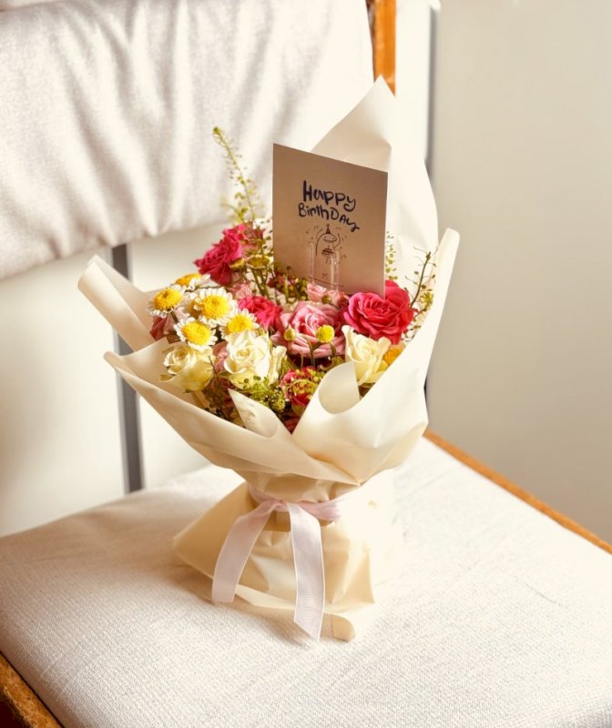 باقة ورد ميني