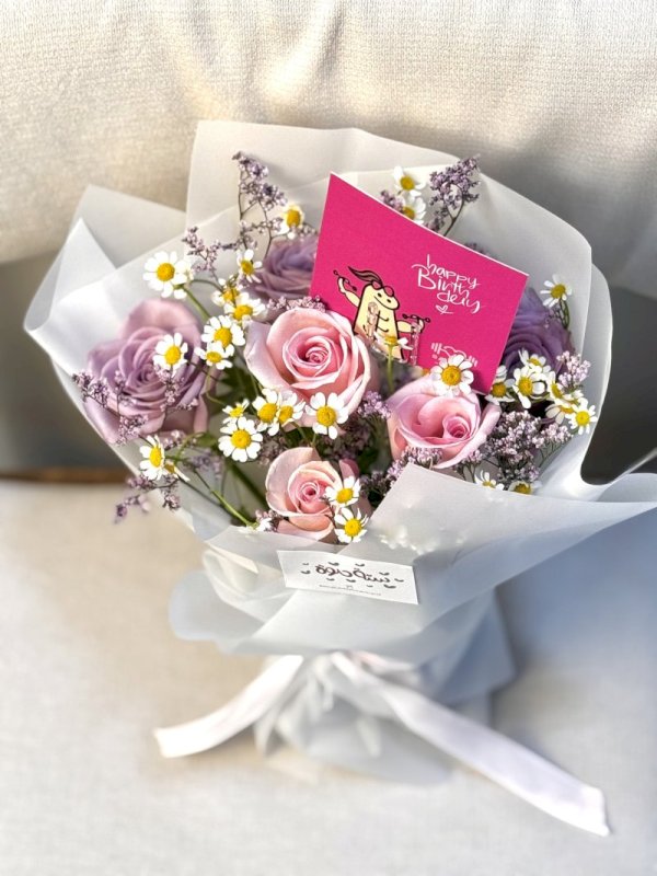 باقة ورد ميني