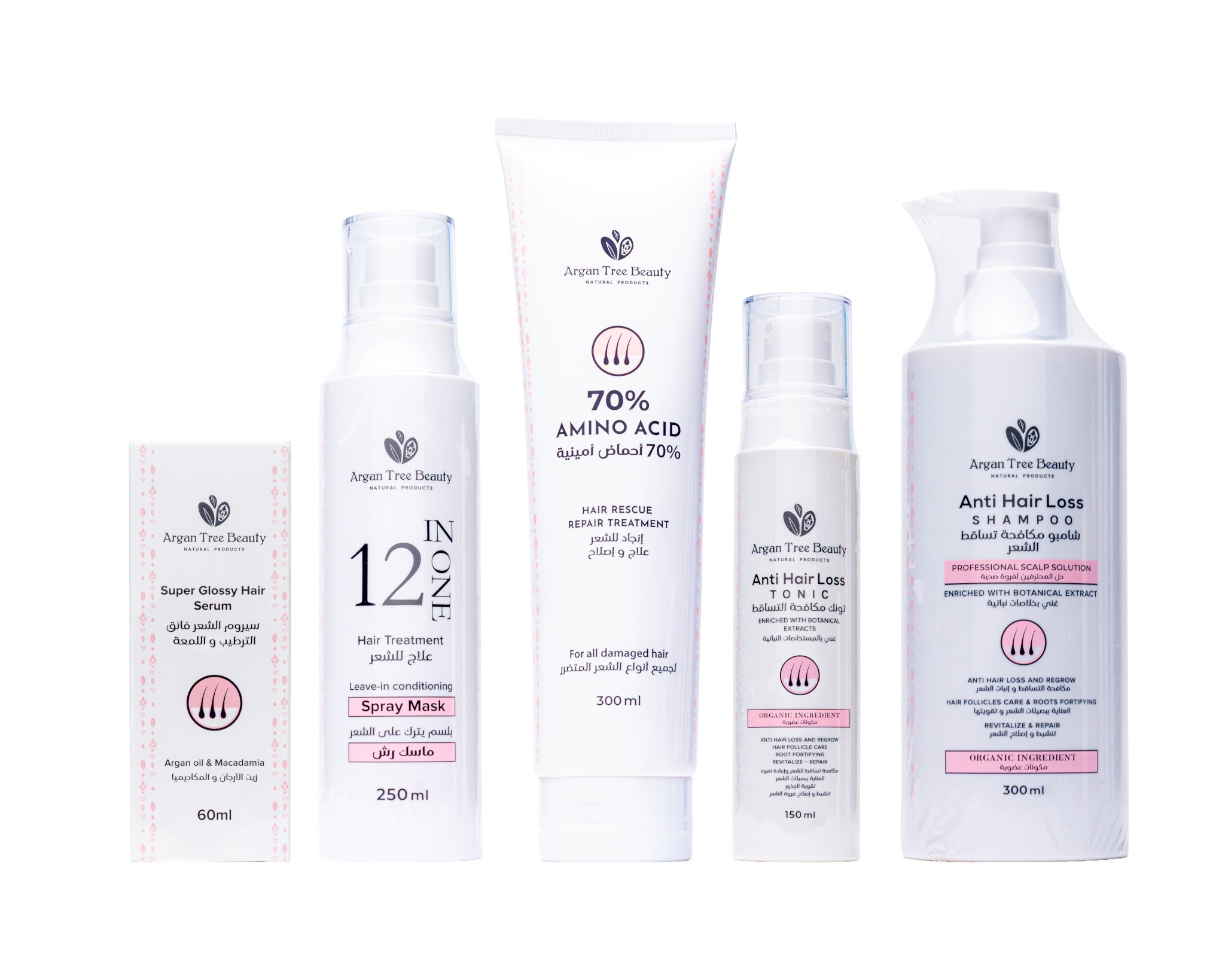 مجموعة ضد تساقط الشعر الكاملة