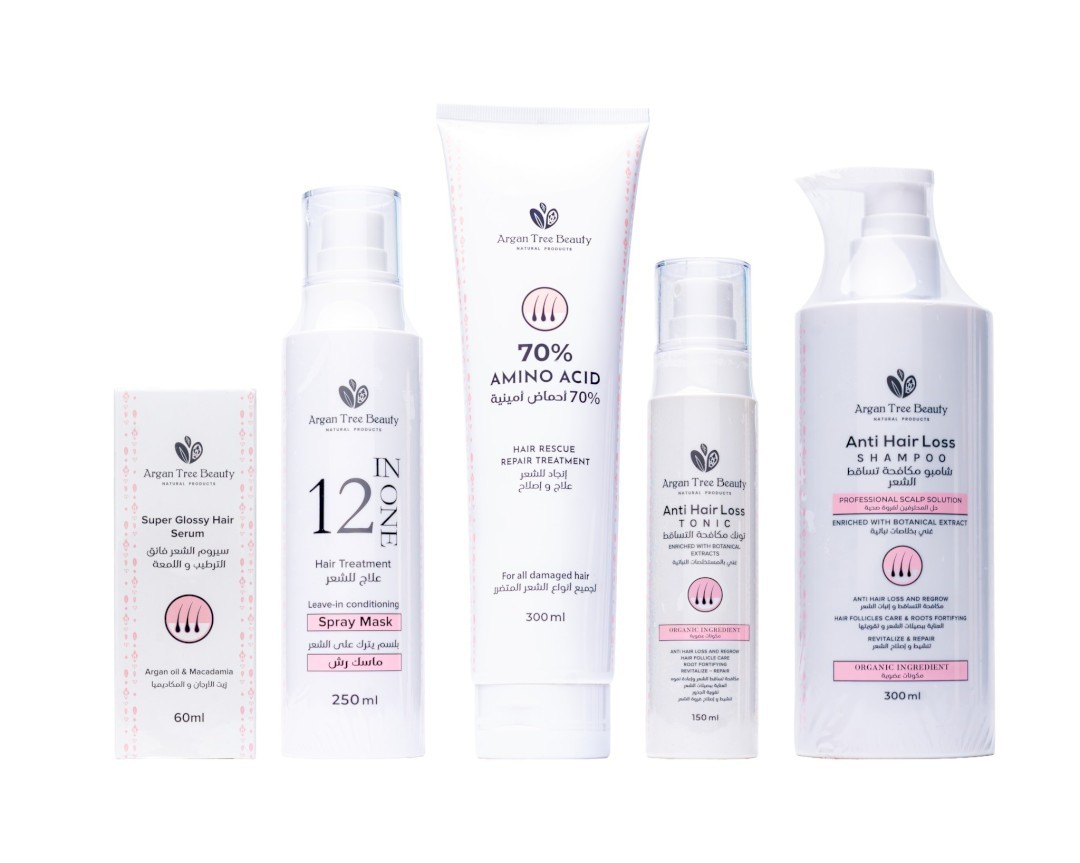 مجموعة ضد تساقط الشعر الكاملة