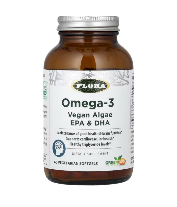 Omega-3 ,Vegan Algea EPA & DHA, 60 vegetarian capsules