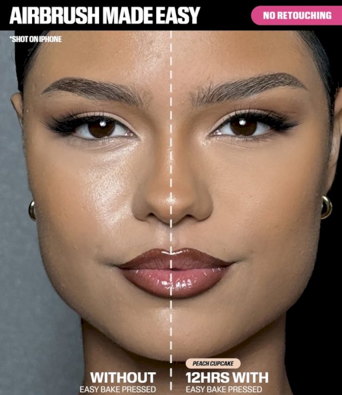 Huda beauty easy bake pressed powder phone grip