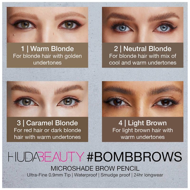 HUDA BEAUTY BOMB BROWS MICROSHADE PENCIL