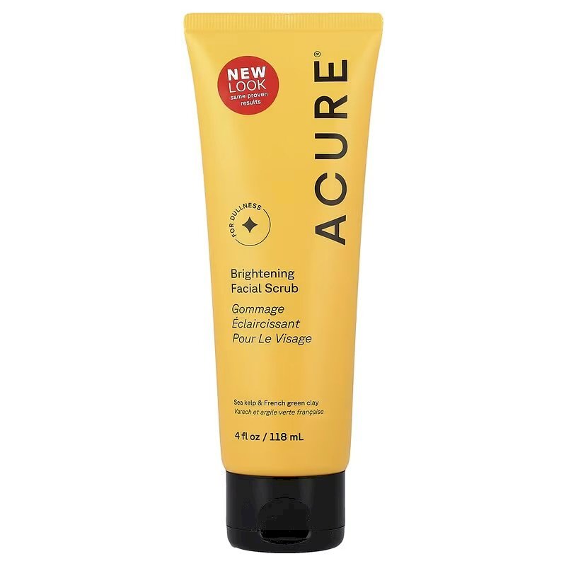 acure brightening facial scrub 118ml