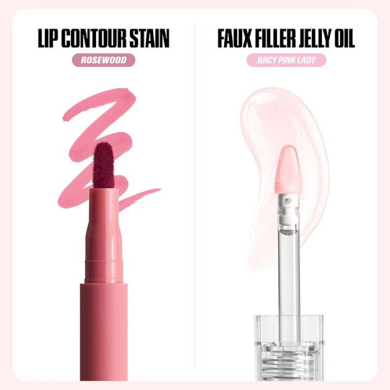 Huda beauty Habibti Lip Duo Rosy Pinks Set