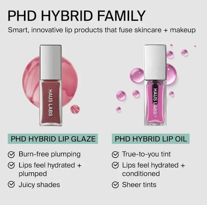 Haus labs PhD Hybrid Lip Glaze