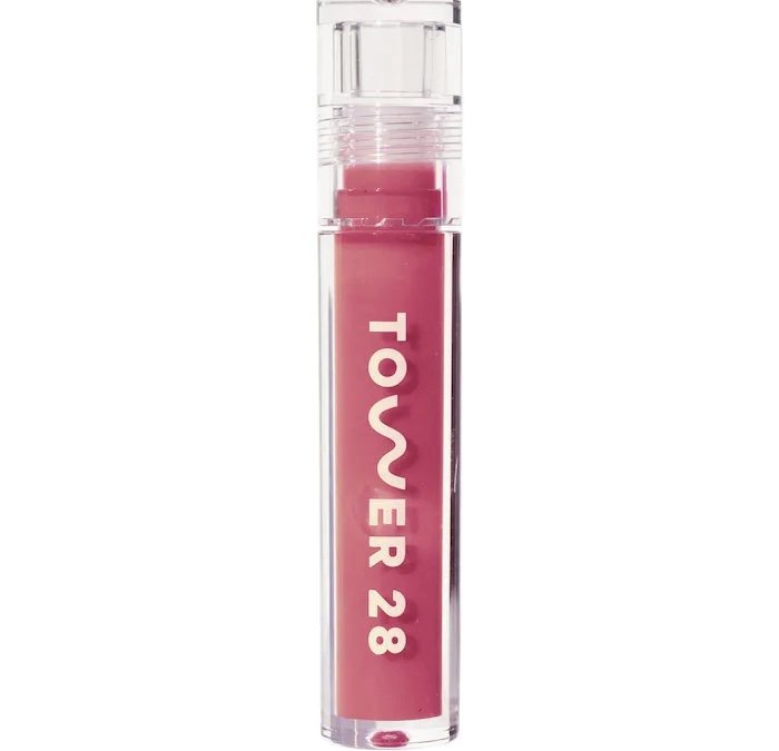 Tower 28 shine on milky lip jelly