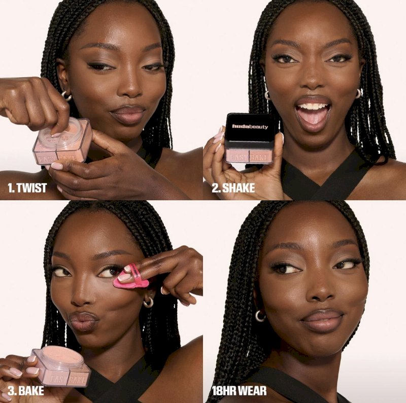 Huda beauty Easy Bake Duo Loose Powder