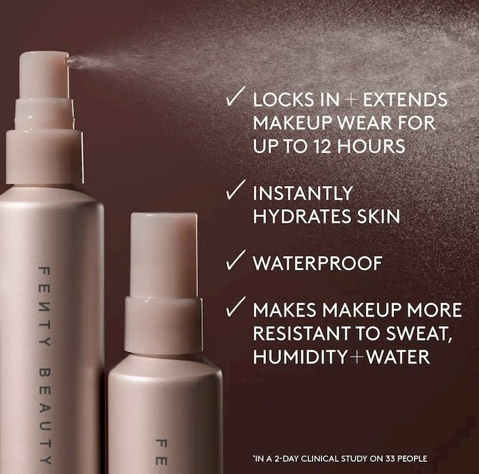 Fenty beauty You Mist Makeup-Extending Setting Spray