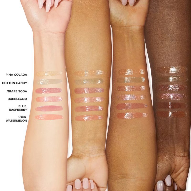 too faced kissing jelly gloss -sour watermelon