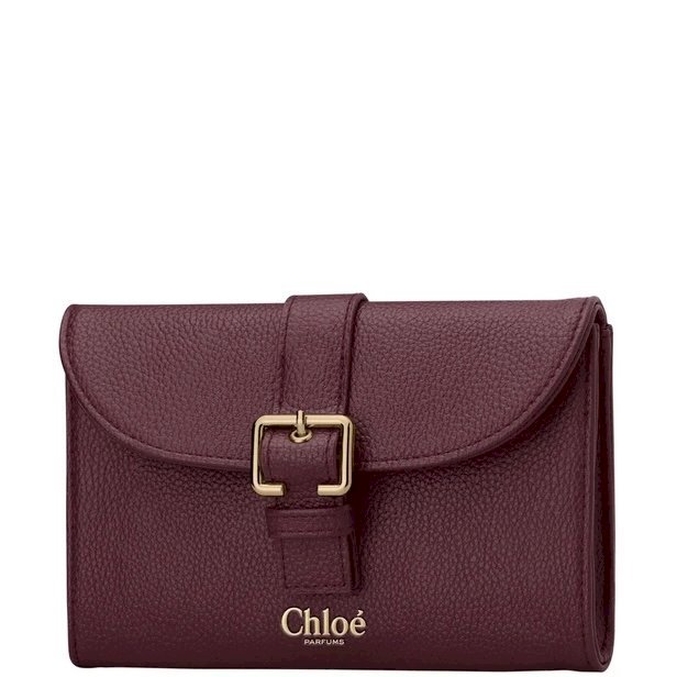 chloe maroon pouch
