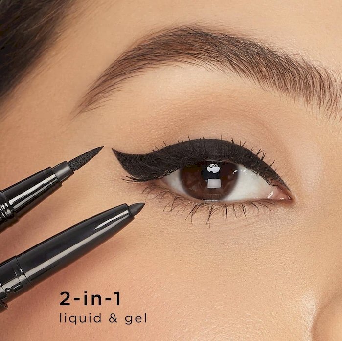 tarte double take eyeliner - black