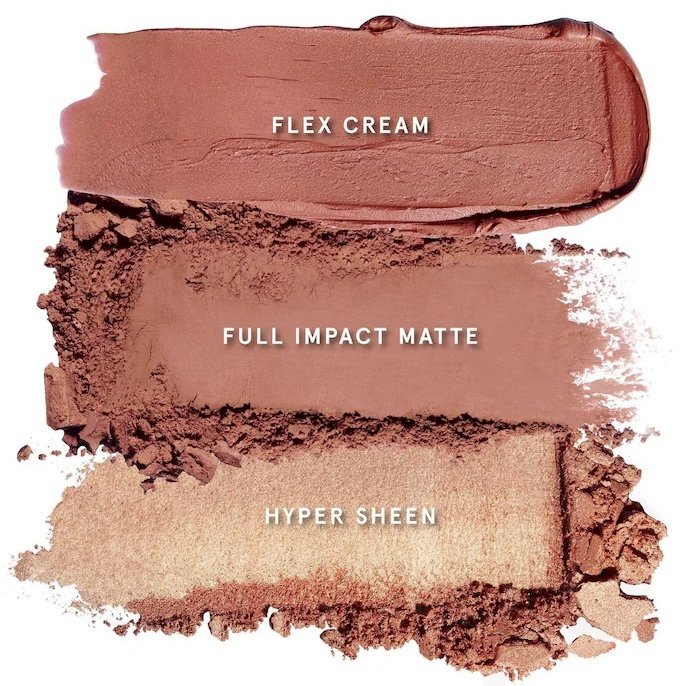 One size cheek clapper 3d blush trio palette