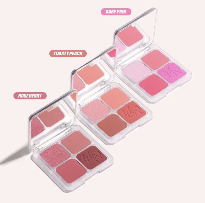 Huda beauty blush filter palette- rose berry
