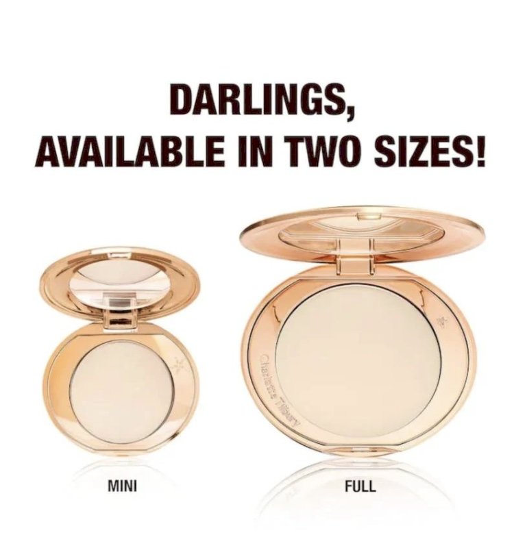 Charlotte tilbury airbrush Flawless Finish complexion smoothing micro Powder mini 3.4g-Medium