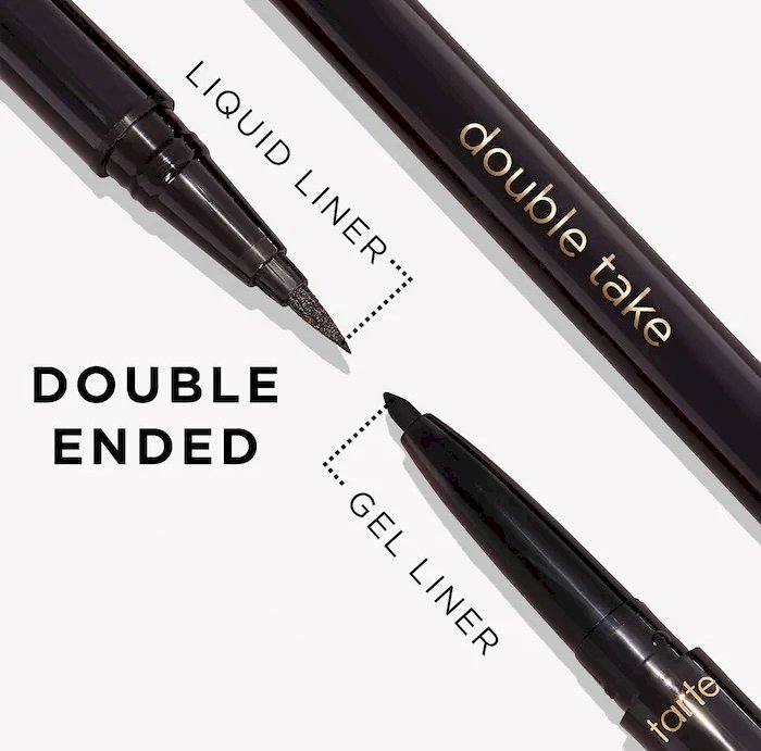 tarte double take eyeliner - black