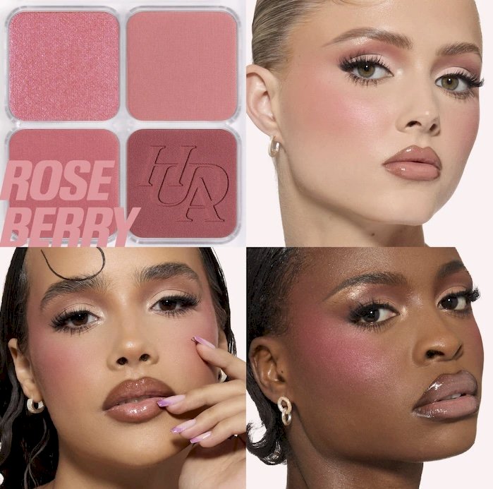Huda beauty blush filter palette- rose berry