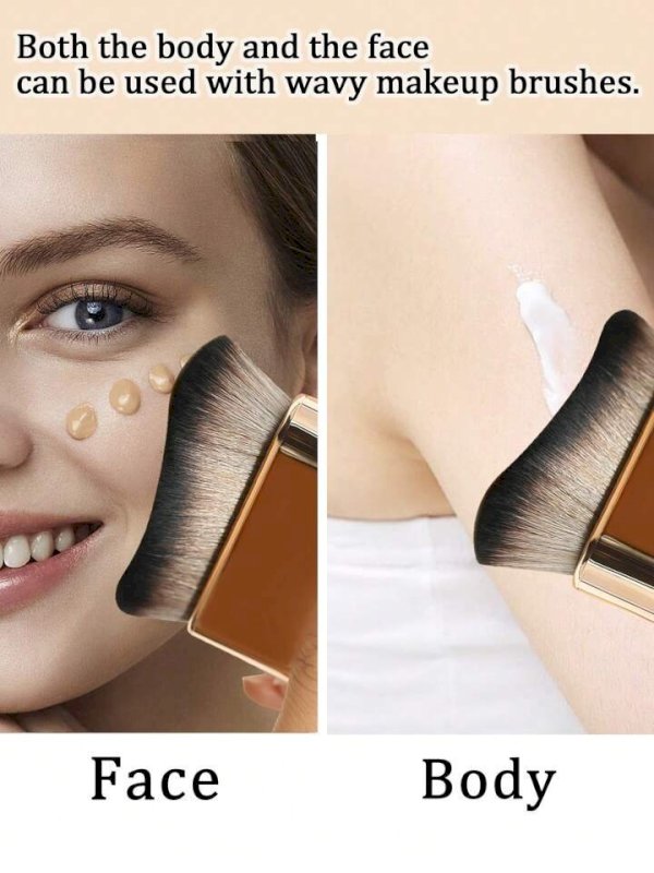 Rose gold wave brush  YS