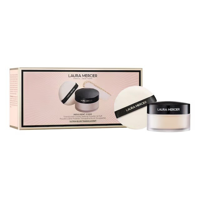 Laura mercier Indulgent Icons - Translucent Loose Setting Powder + Puff