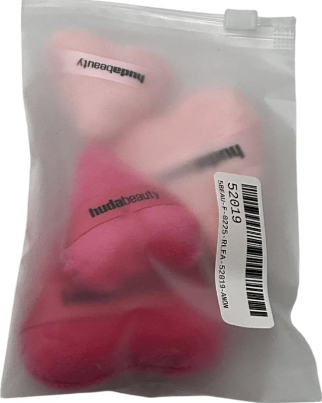 huda beauty powder puff set-4pc