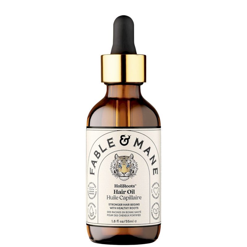 fable&mane holiroots hair oil 55ml