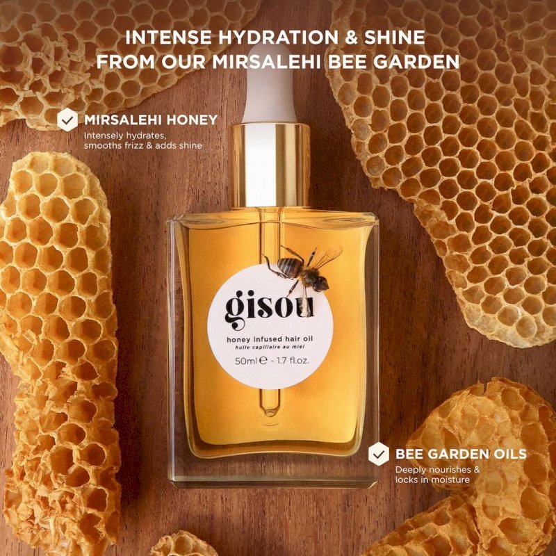 gisou honey infused hair oil 50ml