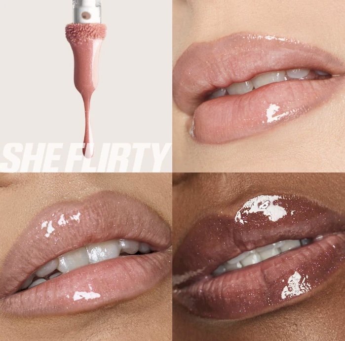 Huda beauty Faux Filler Shiny Non-Sticky Lip Gloss