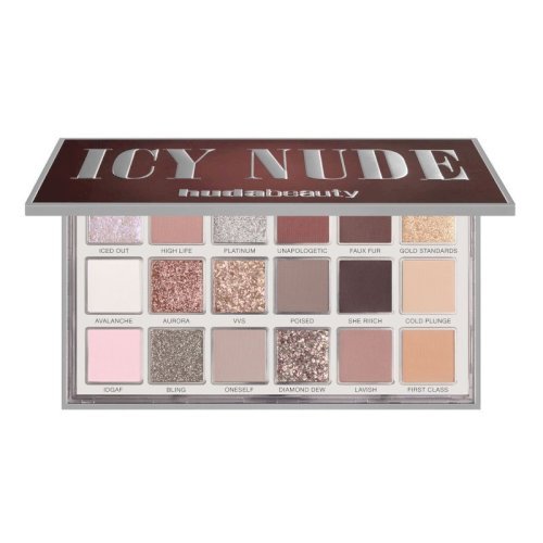 huda beauty icy nude eyeshadow palette