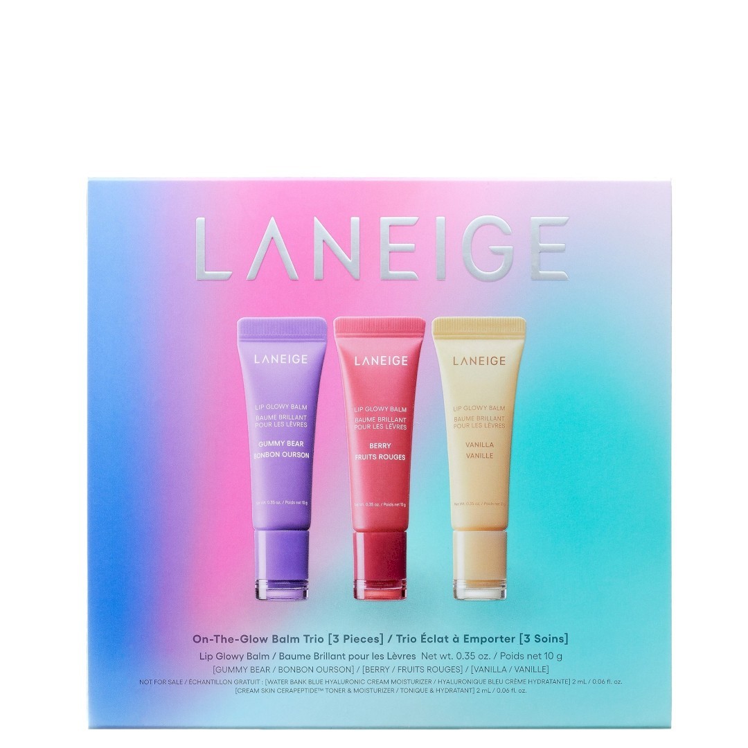 laneige lip glowy balm set