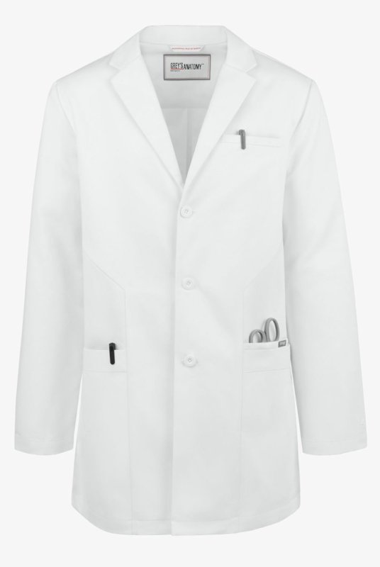 Grey's Anatomy by Barco Derek Men's 35" 6-Pocket Lab Coat