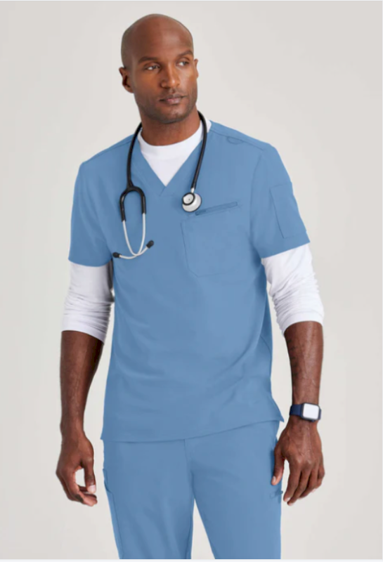 Barco Unify Rally 3-Pocket V-Neck Scrub Top