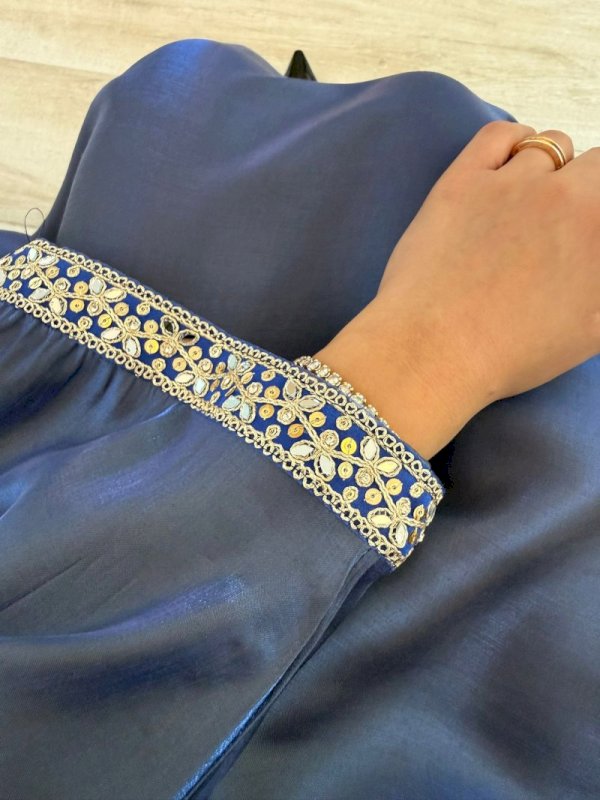 Royal blue jalabiya 5 141
