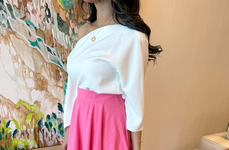 White off shoulder top 2 213