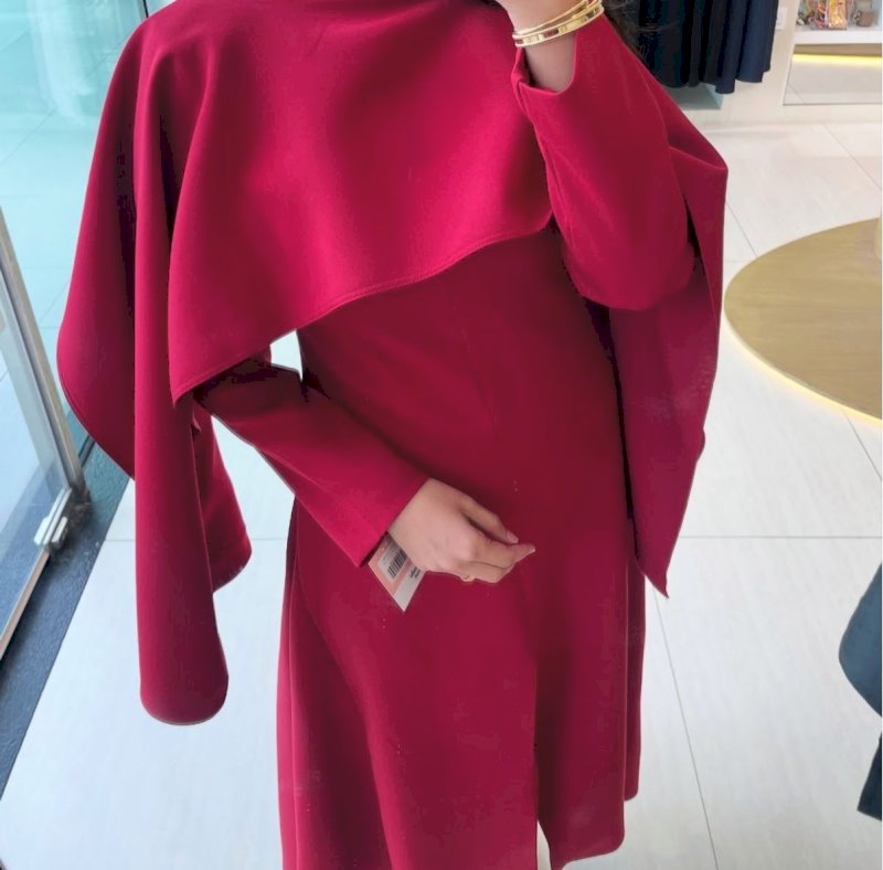 Burgundy dress 2025 118