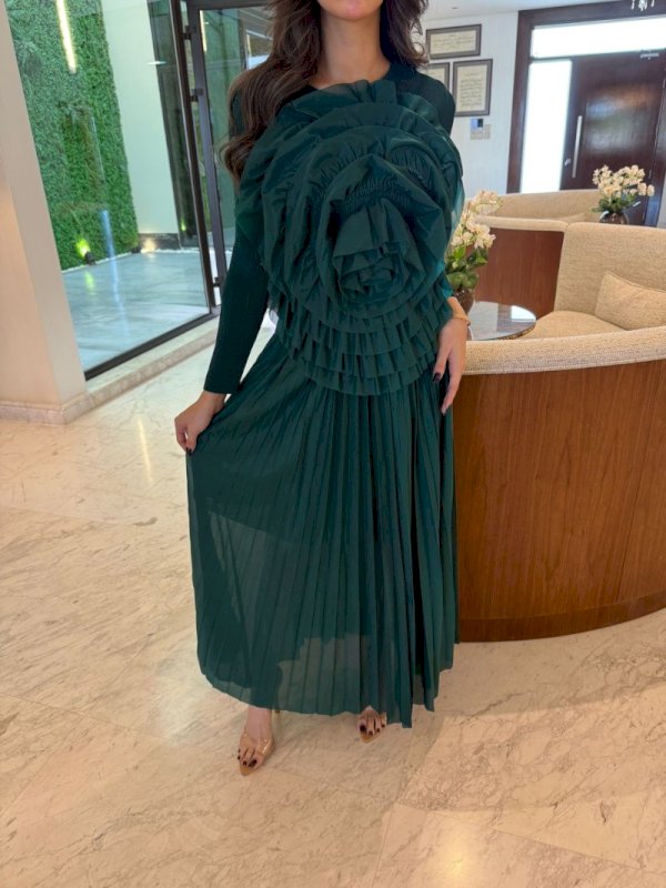 Flower power set in green 5 127