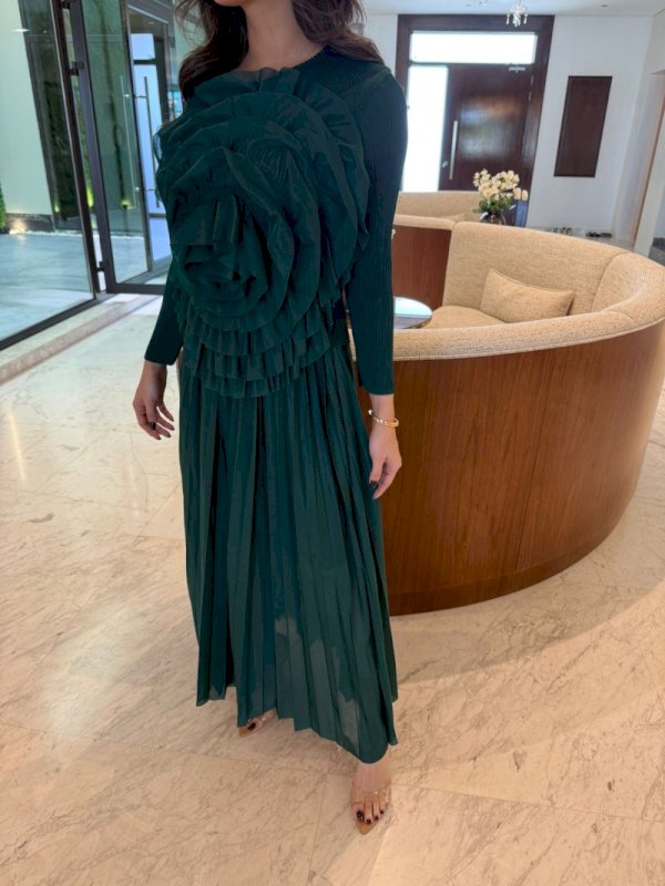 Flower power set in green 5 127