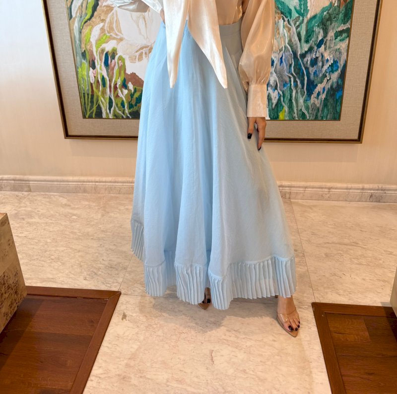 Fig pleat midi skirt 4 089