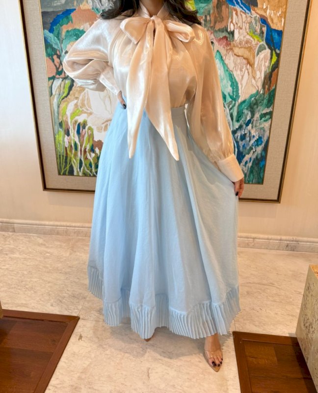 Fig pleat midi skirt 4 089