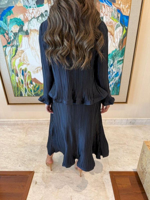 Pleats navy set 5 112