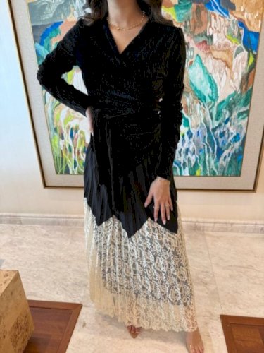 Velvet lace set 5149