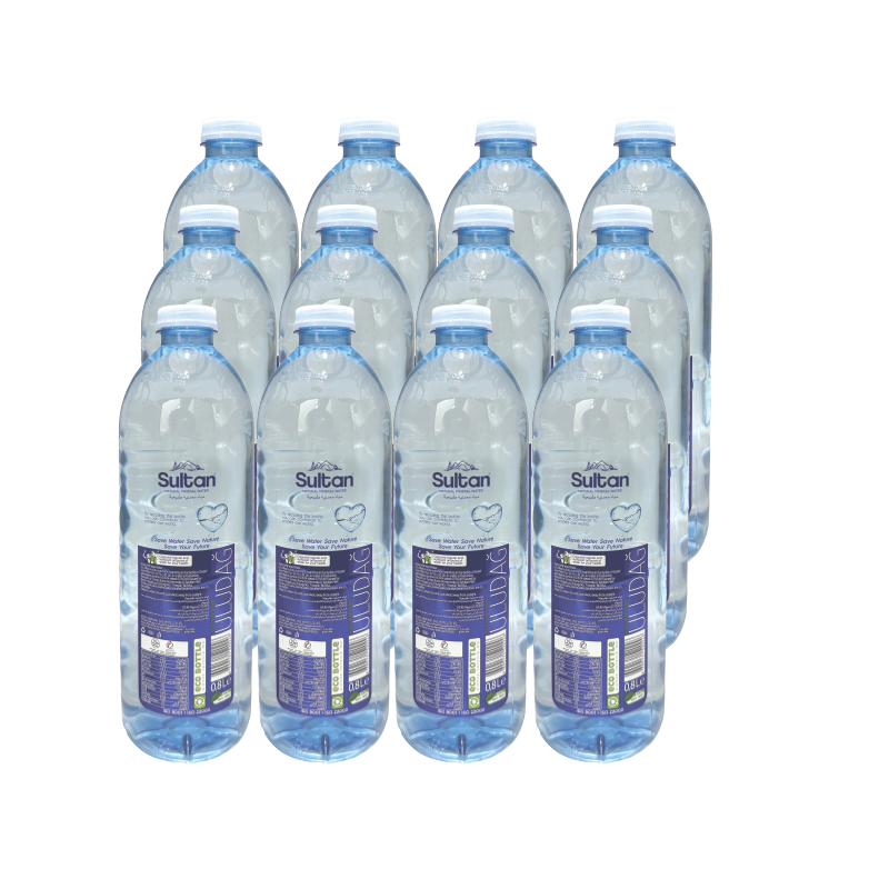 SULTAN Natural Mineral Water - 12 x 800ml