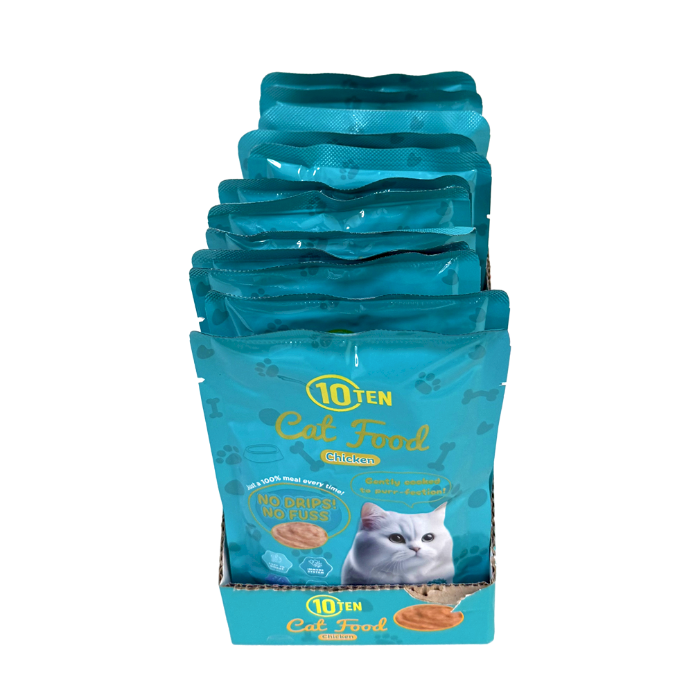 10TEN Cat Food Chicken Flavour (12x85g)