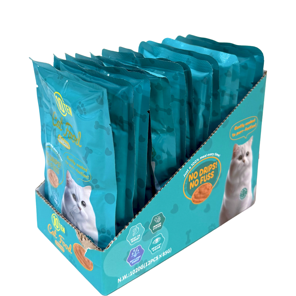 10TEN Cat Food Chicken Flavour (12x85g)