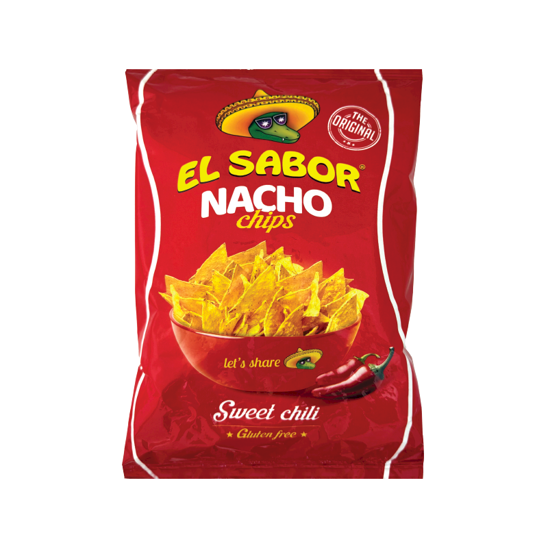 EL SABOR NACHO CHIPS - CHILLI 100g