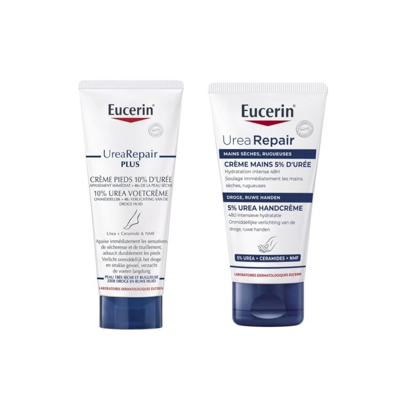 Eucerin UreaRepair PLUS Hydration Duo – Hand 5% Urea & Foot 10% Urea